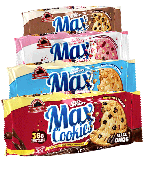 Maxer Snack Snack proteico de galletas supercrujientes